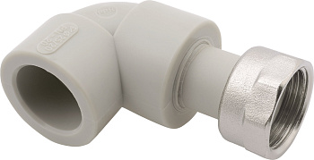 Угольник 90° AlcaPipe PPR 20x3/4" с накидной гайкой AB227020034