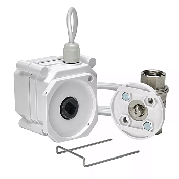 Шаровый электропривод (ШЭП) Gidrolock ULTIMATE 12V WESA 1/2" BS быстрый монтаж, ручное управление