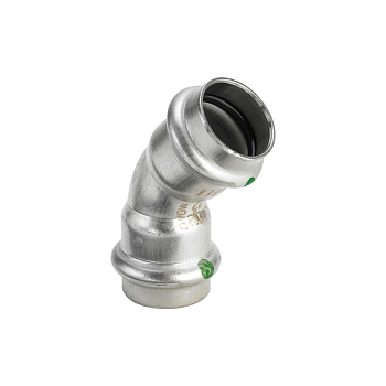 Отвод ВВ 45° Viega Sanpress Inox с SC-Contur 28 мм