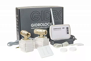 Система контроля протечки воды Gidrolock Premium RADIO + WI-FI 3/4