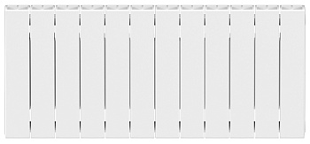 Радиатор биметаллический RIFAR SUPReMO Ventil 350 х 12 секц подключение нижнее (VL) (RIFAR S350-12 V