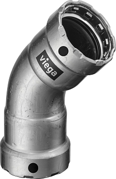 Отвод 45° Viega Megapress с SC-Contur DN20