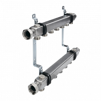 Коллектор TECE 1х3/4ЕК 11 контуров для систем отопления без вентилей (квадратное сечение)