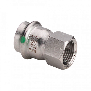 Переход ВP 15х1/2" Viega Sanpress Inox c SC-Contur нержавеющая сталь модель 2312