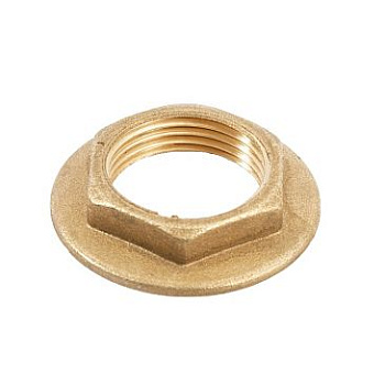 Стопорная гайка с фланцем ELSEN  В 1", латунь