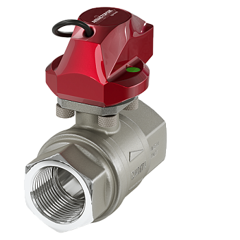 Кран шаровой Аквасторож Оригинал 1/2" RuB с электроприводом (Код 22.31) мод.0808.1