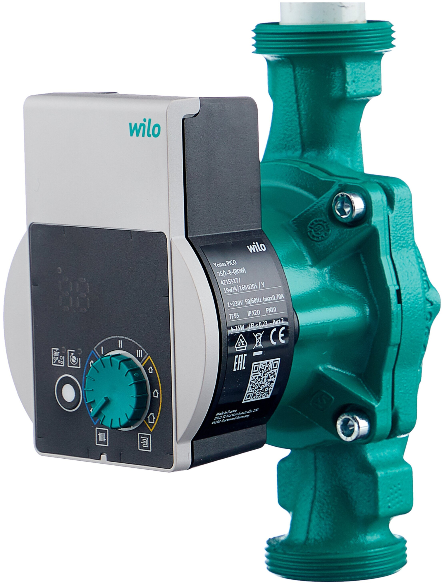 Высокоэффективный циркуляционный насос Wilo Yonos PICO 25/1-8-(ROW) с электронным регулированием