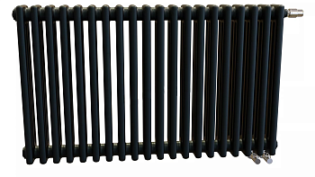 Радиатор трубчатый Zehnder Charleston Completto модель 3057 20 секций (Черный матовый)