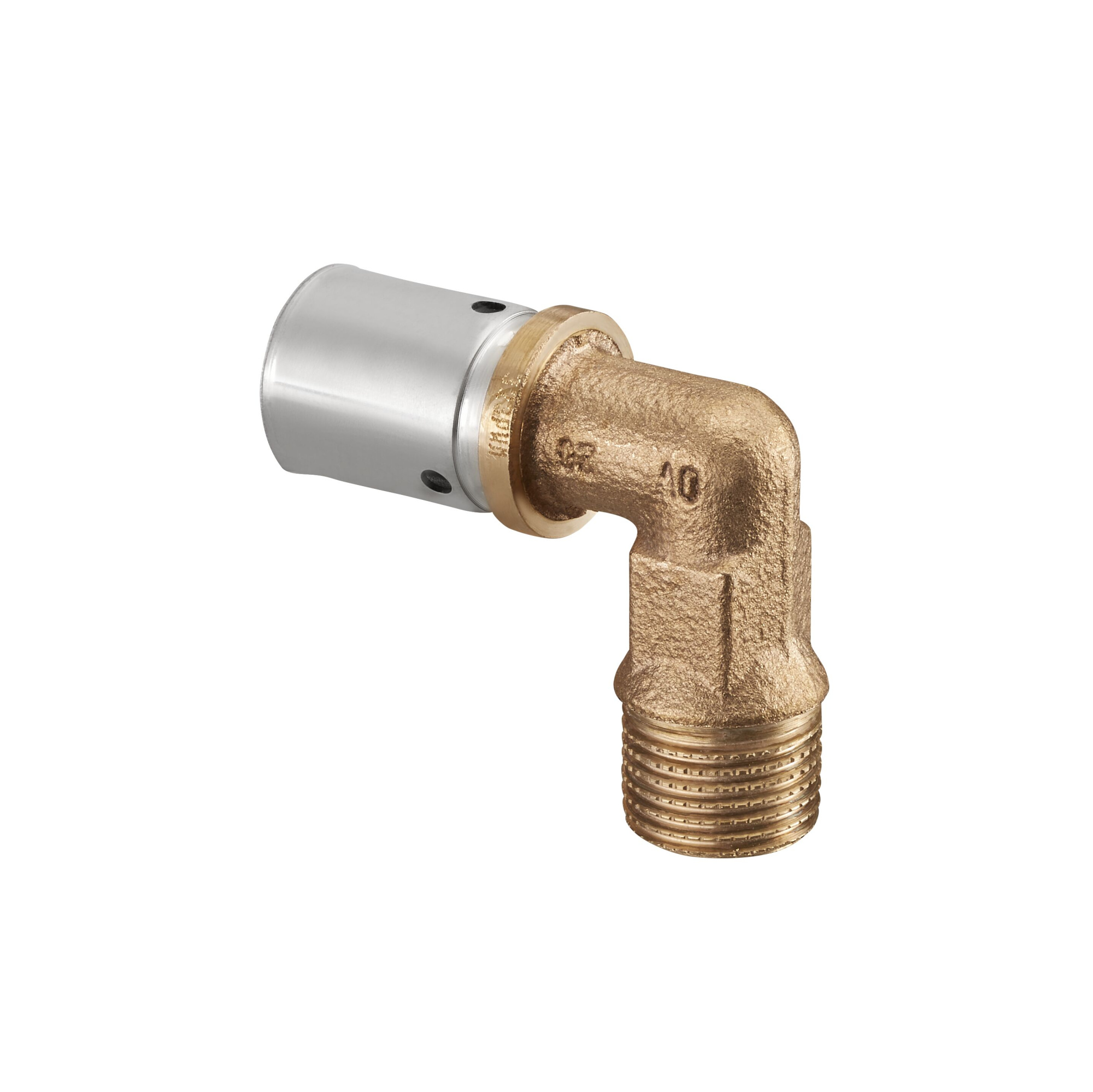 Угольник-переход OVENTROP Cofit P 40x3,5x11/4" НР латунь пресс-соединение