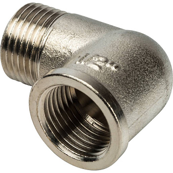 Угольник STOUT 1/2" НВ (никелированный)