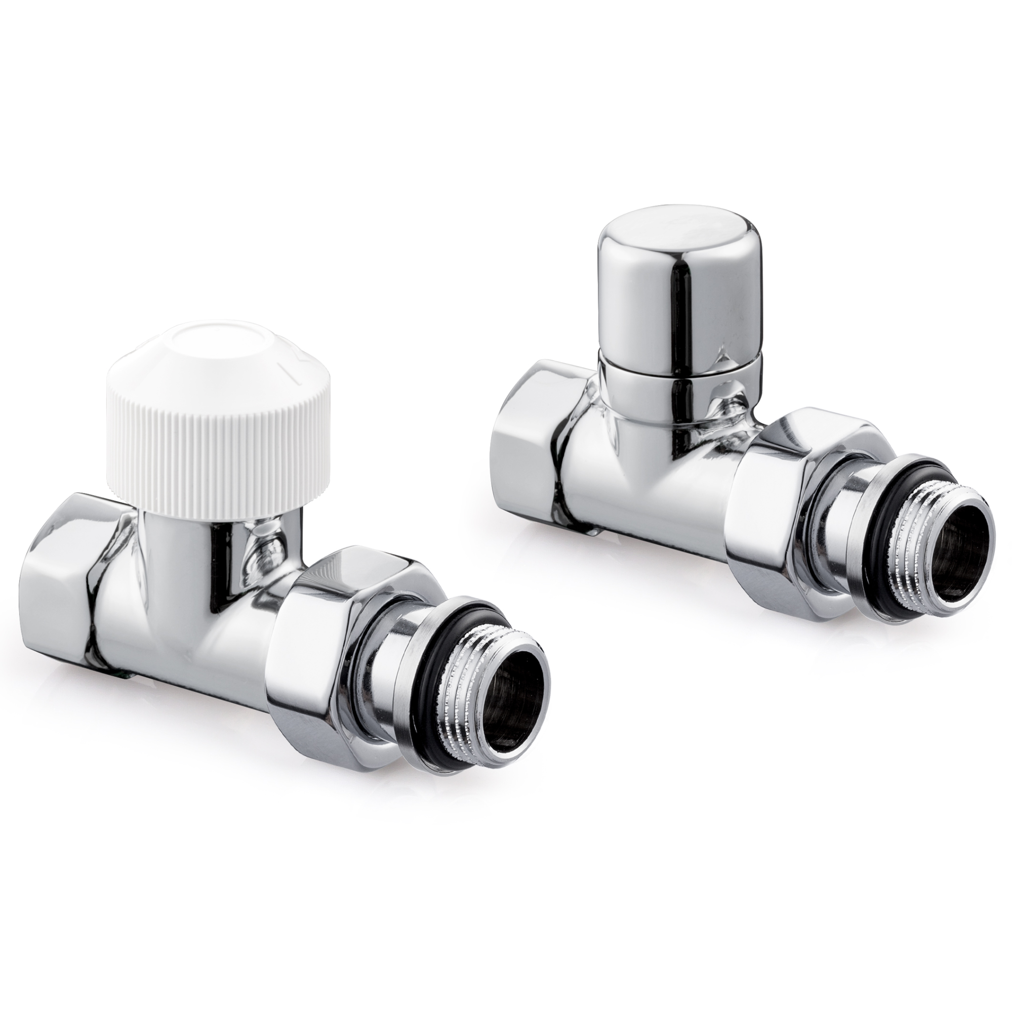 Набор термостатический Royal Thermo Design 1/2" М30х1,5 прямой (хром) для радиатора