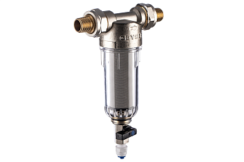 Фильтр сетчатый Гейзер Бастион 111 1/2" D60 (для холодной воды)