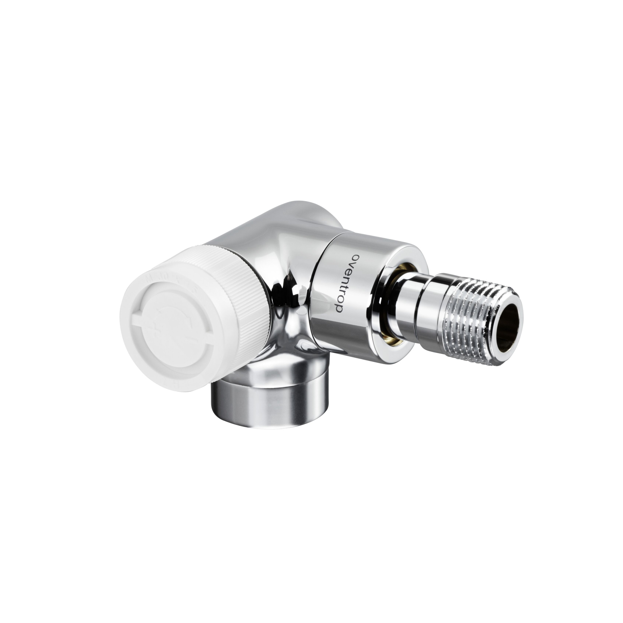 Вентиль термостатический OVENTROP серия E DN15х1/2 угловой трехосевой (левое подключение)