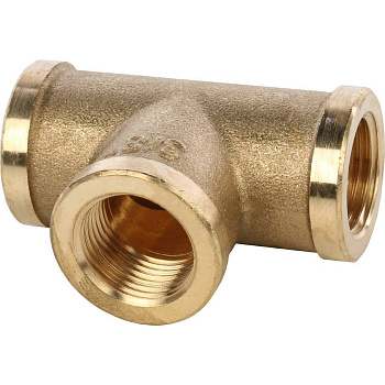 Тройник STOUT 3/8" ВВ