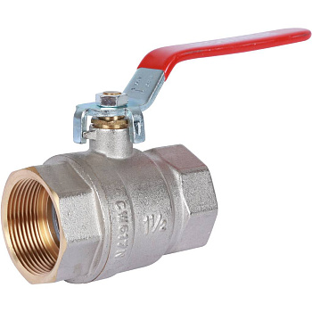 Кран шаровой ROMMER 1 1/2" ВН/ВН (ручка рычаг) полнопроходной