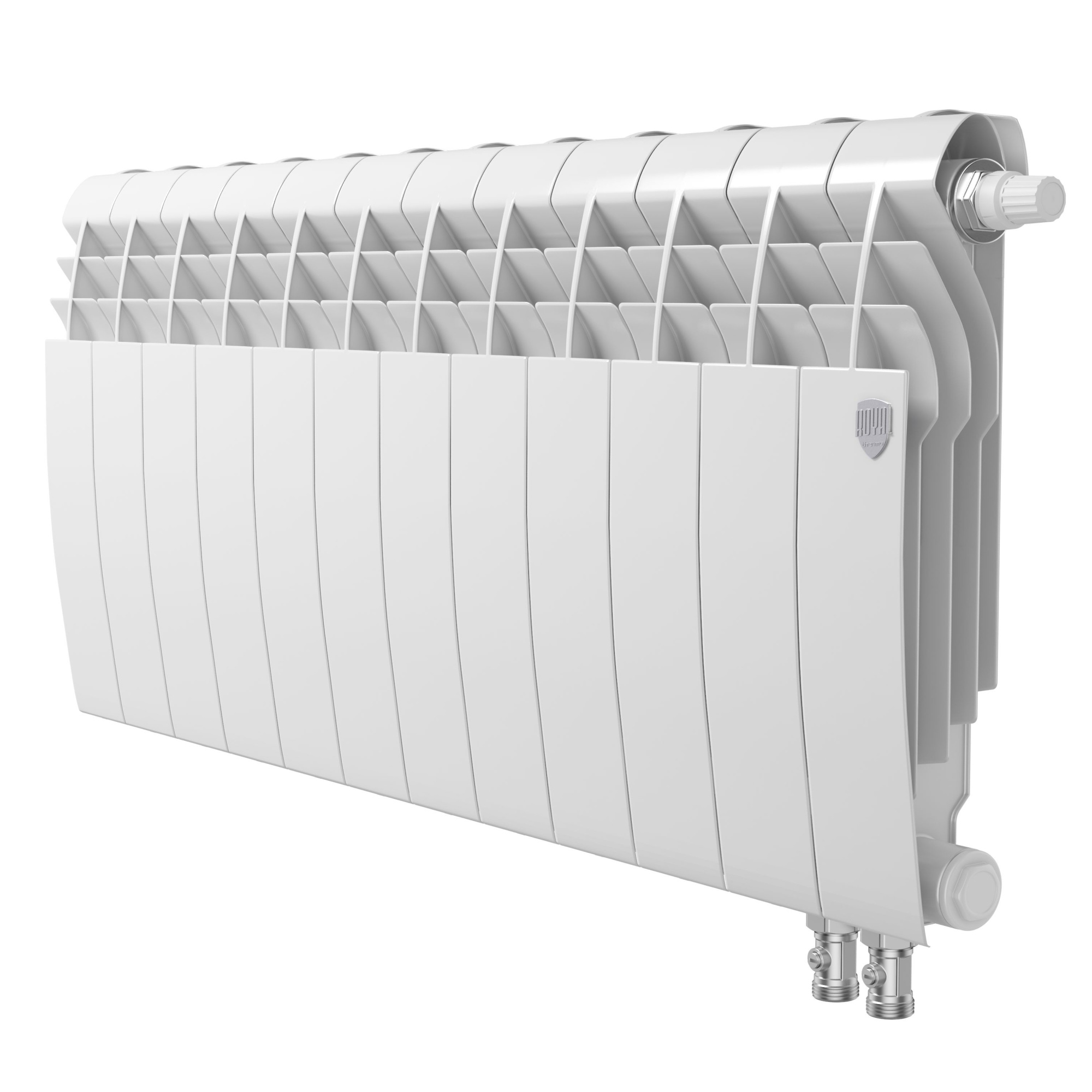 Радиатор биметаллический Royal Thermo BiLiner 350 /Bianco Traffico VR - 12 секций