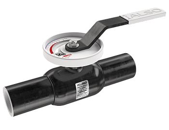 Кран шаровой ALSO Ду80 Ру 25 под приварку стандартнопроходной запорно-регулирующий (без ниппелей)