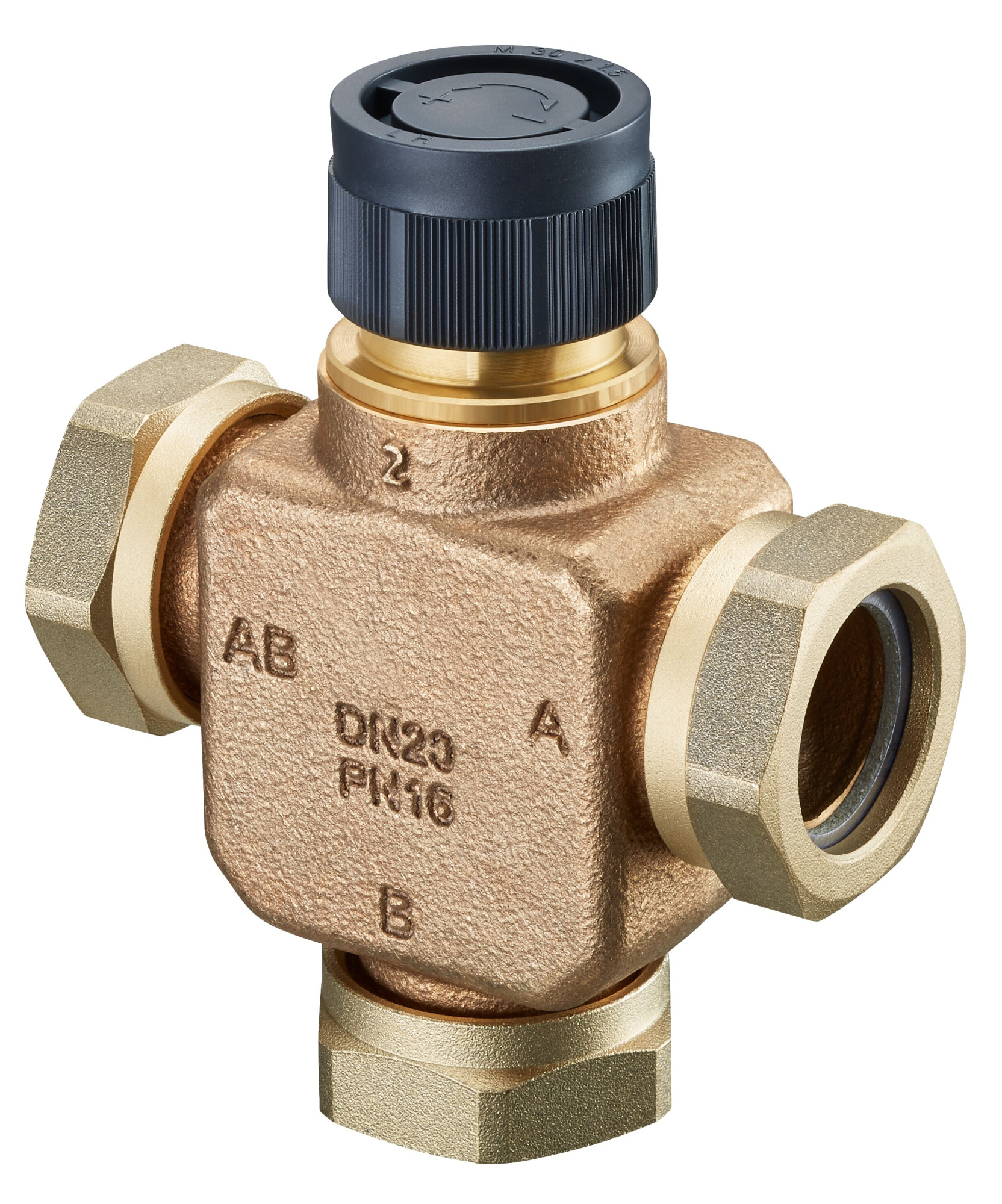 Трехходовой распределительный и смесительный вентиль OVENTROP Tri-CTR DN40 M30x1,5 НГ