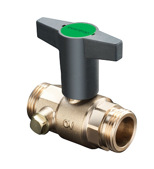 Кран шаровой OVENTROP Optibal TW DN15 3/4 НР полнопроходной для систем питьевого водоснабжения