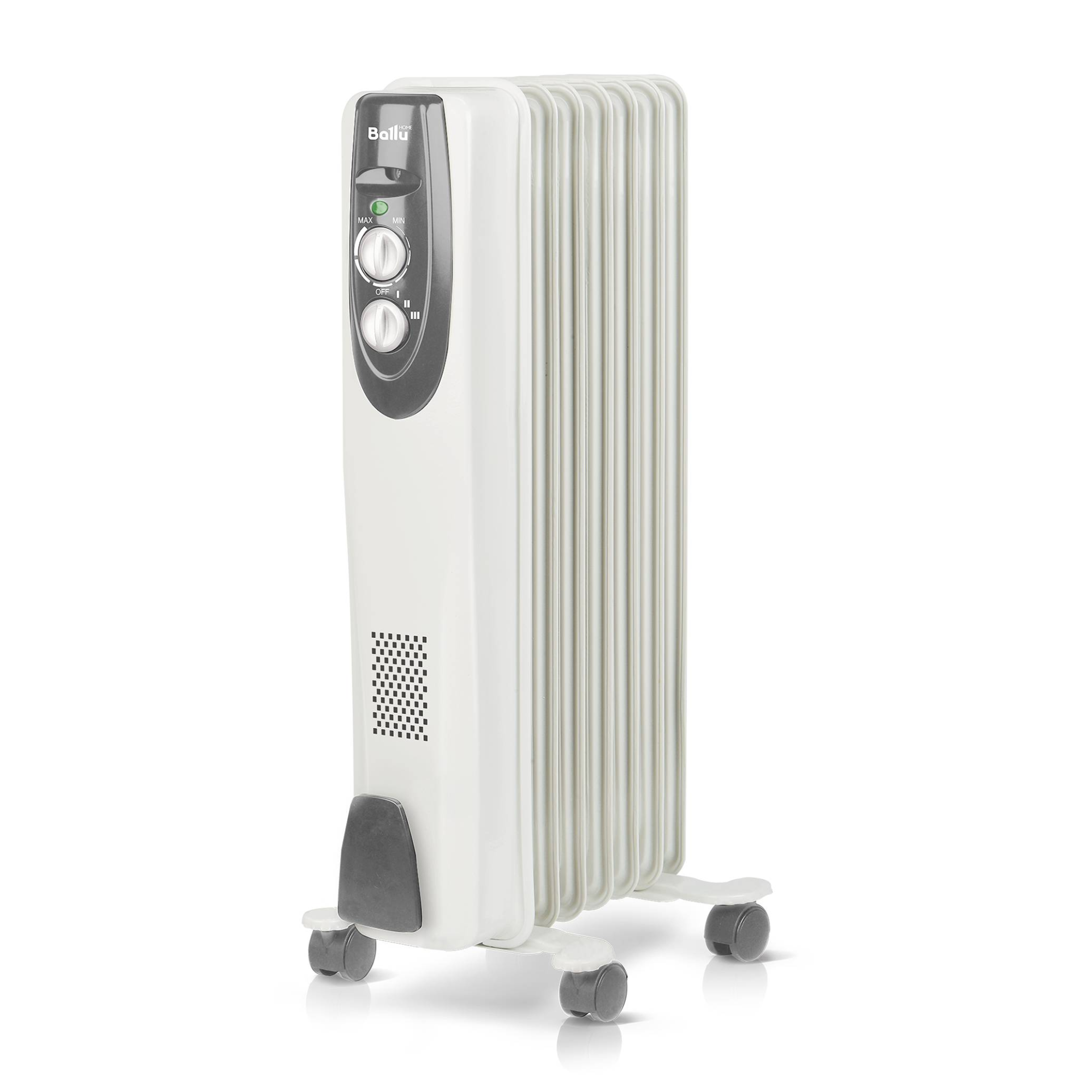 Масляный радиатор Ballu Classic grey BOH/CL-07GRN 1500 (7 секций) серый