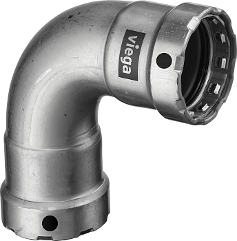 Отвод 90° Viega Megapress с SC-Contur DN20