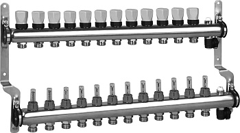 Коллектор Meibes с расходомерами на 12 выходов