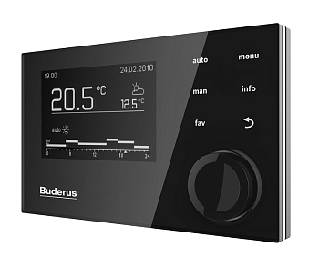 Комнатный регулятор Buderus RC310 пульт управления для системы Logamatic EMS plus