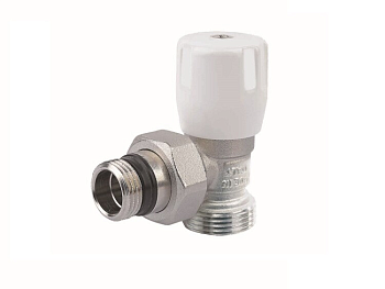 Вентиль ручной ELSEN 3/4 ЕК"-1/2" Н угловой с уплотнением O-RING (никелированный)