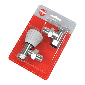 Набор ручной регулировки радиатора Royal Thermo угловой 1/2"