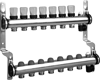 Коллектор Meibes с термовставками на 7 выходов