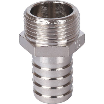 Штуцер STOUT 3/4"х20 НР (никелированный)