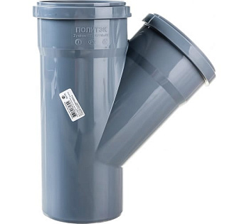 Тройник Политэк D110х110 /45°