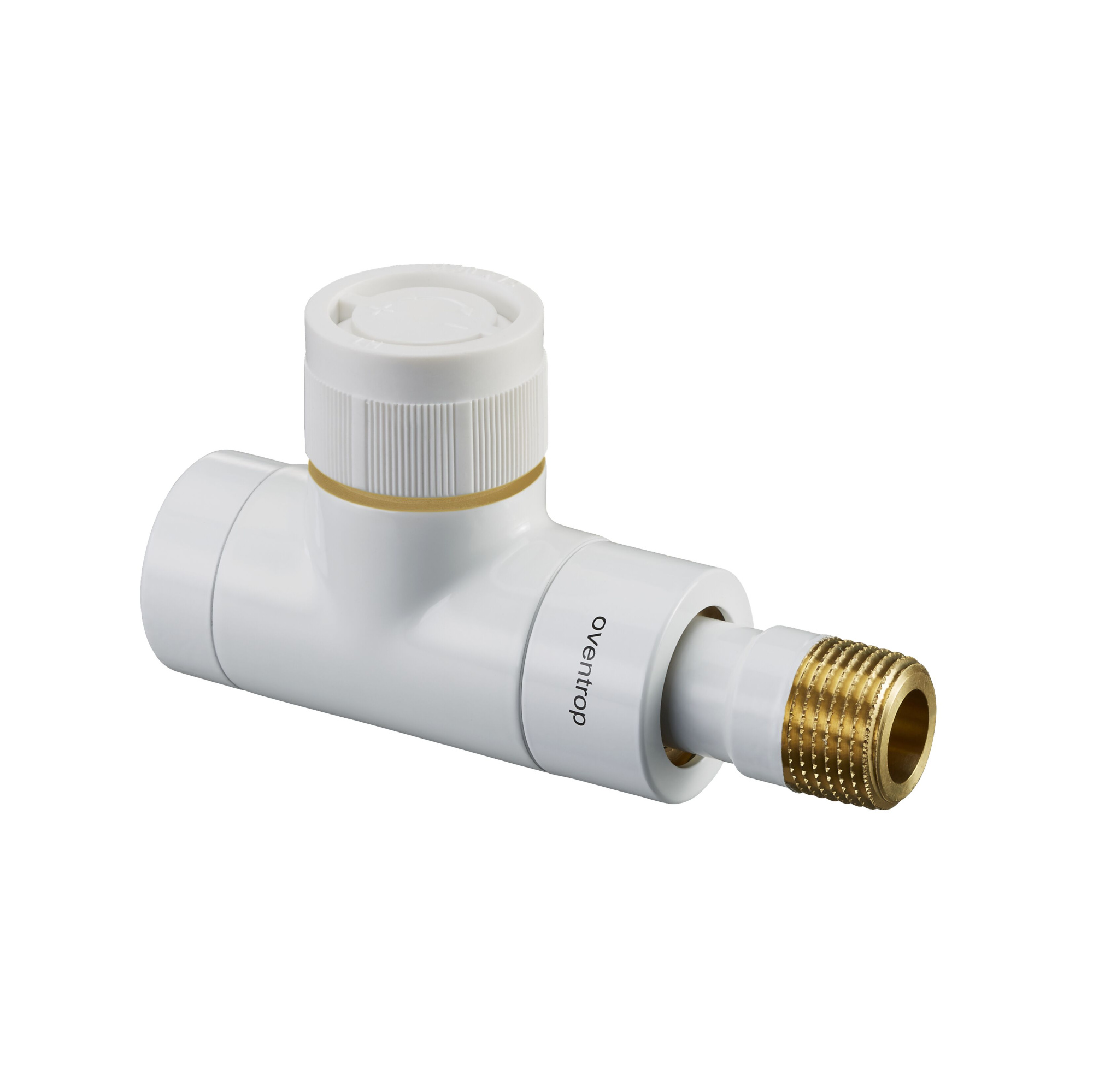 Вентиль термостатический OVENTROP серия Е DN15х1/2 проходной (белый)