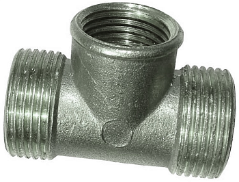 Тройник ELSEN, НВН, 1/2", 1/2", 1/2", TIN латунь, равнопроходной