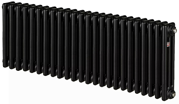 Радиатор трубчатый Zehnder Charleston модель 3057 22 секции (Черный матовый)